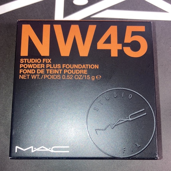 x1 MAC NW45 STUDIO FIX POWDER PLUS FOUNDATION BRAND NEW BOXED - Picture 6 of 13